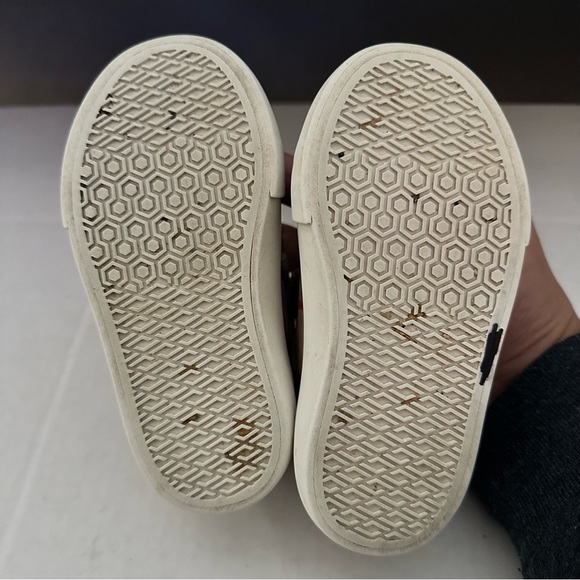 Burberry kid sneakers 24 tan and white - Picture 7 of 7